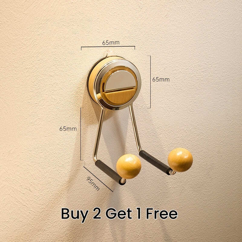 Punch-Free Suction Cup Hair Dryer Holder