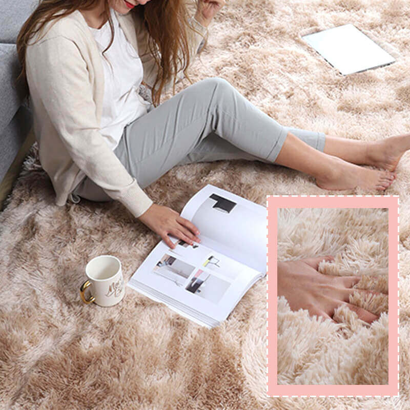 ⏳Time-Limited Special⏰Gradient Color Plush Floor Mat