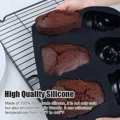 Skull Silicone Cake Mold