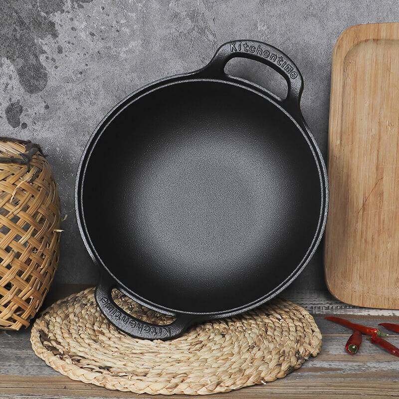 🔥Hot Sale 50% Off🔥Uncoated Thick Iron Pot