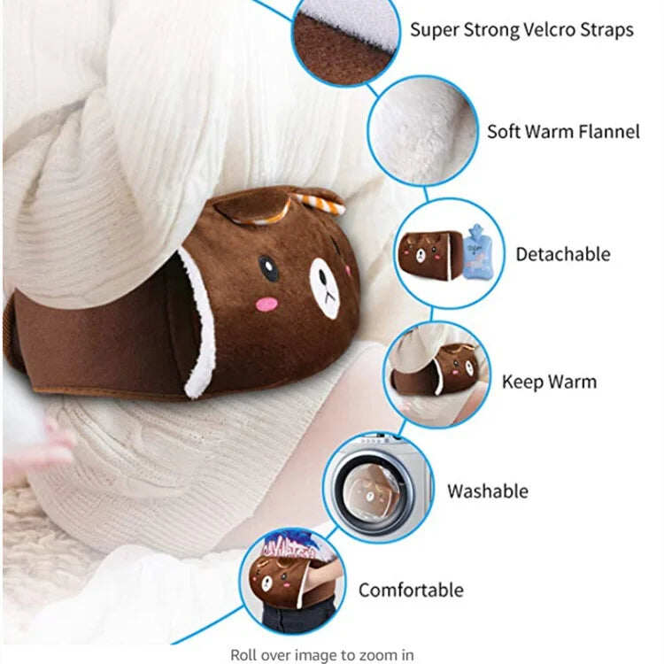🎁Christmas Gift 🎄 Plush Hot Water Bottle Belt For Refilling