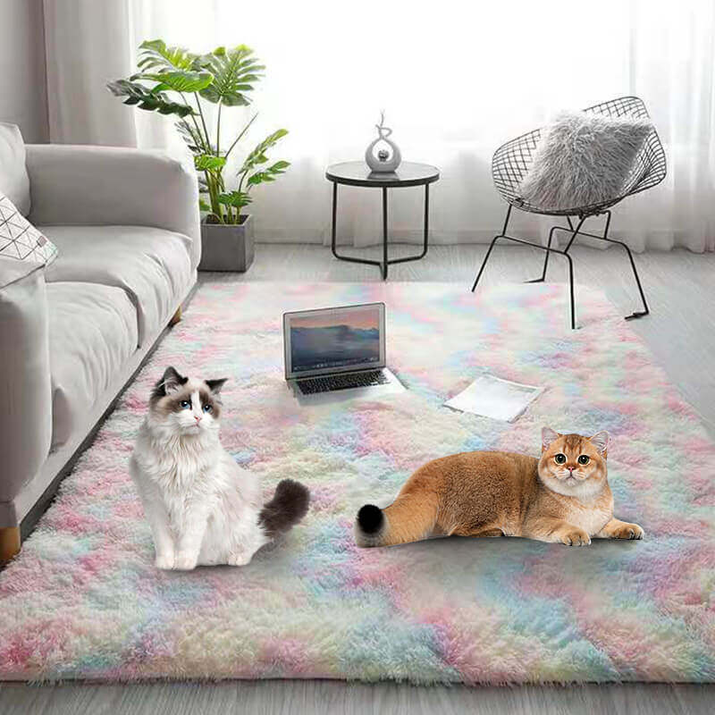 ⏳Time-Limited Special⏰Gradient Color Plush Floor Mat