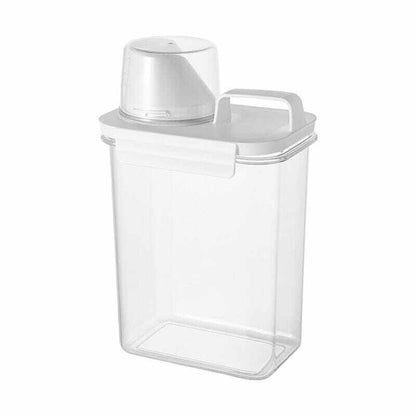Cereal Dispenser Easy Flow Storage Jar Plastic Grocery Container