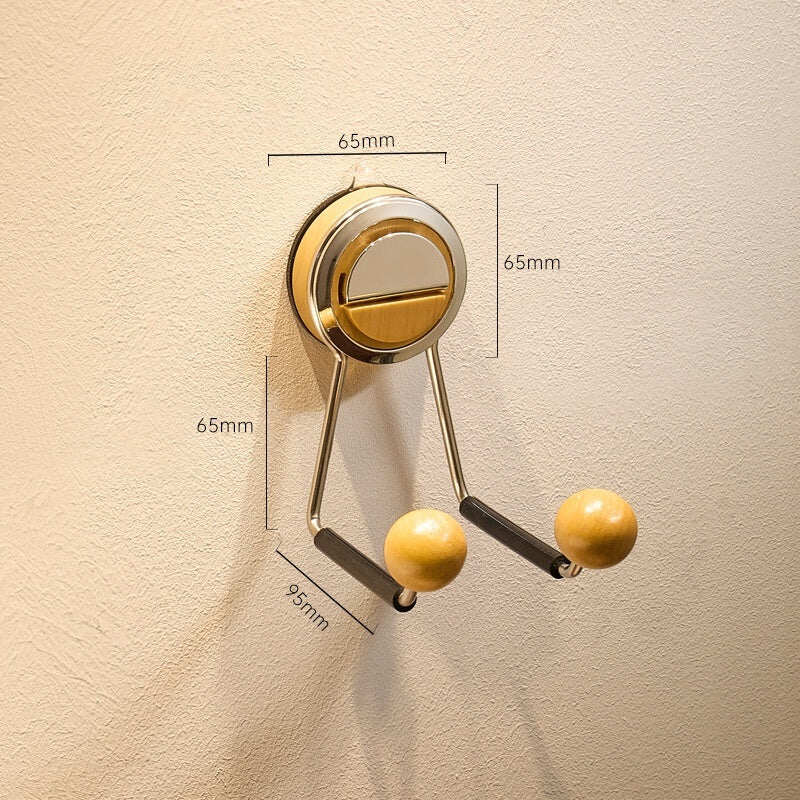 Punch-Free Suction Cup Hair Dryer Holder