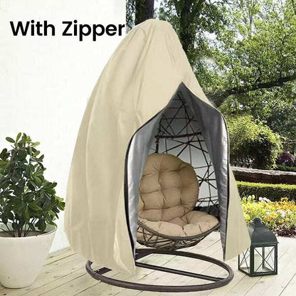 🪑Heavy‑Duty Waterproof Hanging Egg Chair Cover – UV resistant, durable Oxford cloth, easy zipper. Protects year‑round.