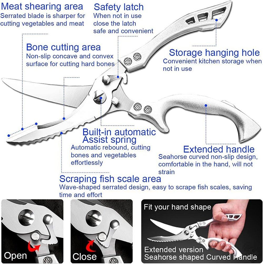 ✂️ Multi-Functional Sharp Shear for Kitchen & Outdoor Use ✨