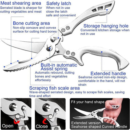 ✂️ Multi-Functional Sharp Shear for Kitchen & Outdoor Use ✨
